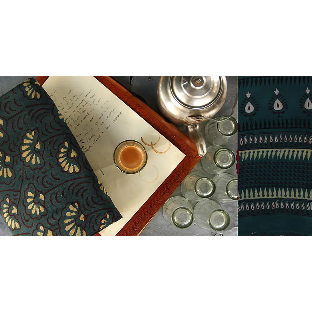 Of Tea Stains & Memories✑ Nandna Saree { Natural Color } ✑9
